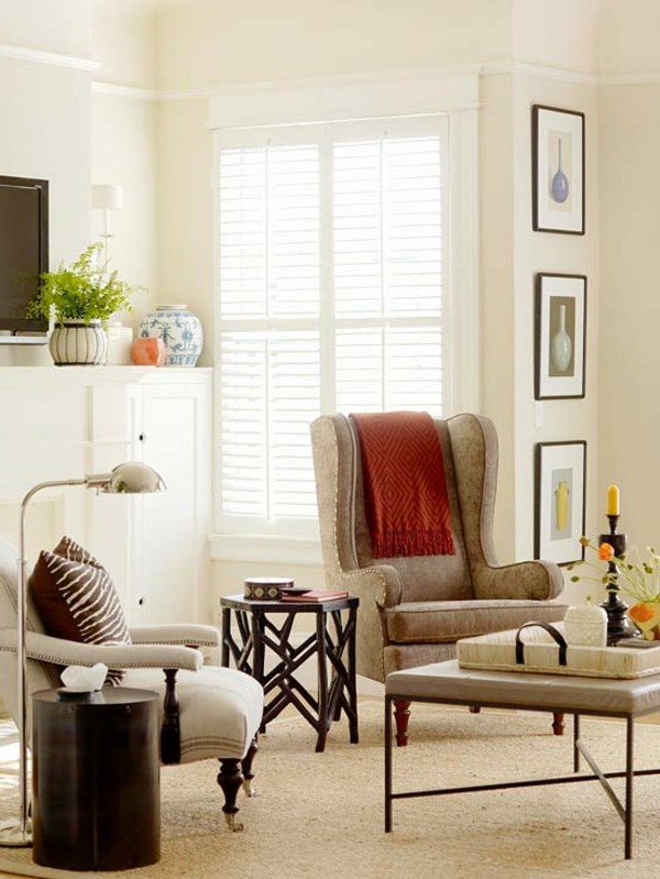 tolle interior Farben sofa braun tisch bild weiß