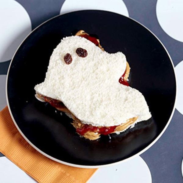Geister Erzeugnisse für Halloween brot sandwich