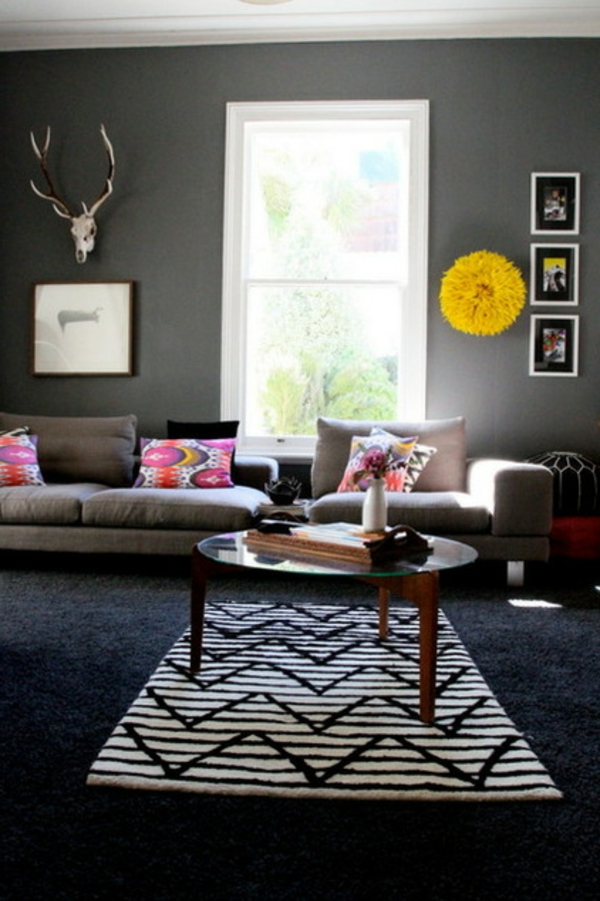 Schaffen Sie Kunst zu Hause tisch couch teppich bild