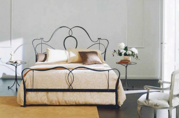 Traumhaft Schmiedeeisen Möbel rund nachttisch bett stuhl Schlafzimmer 