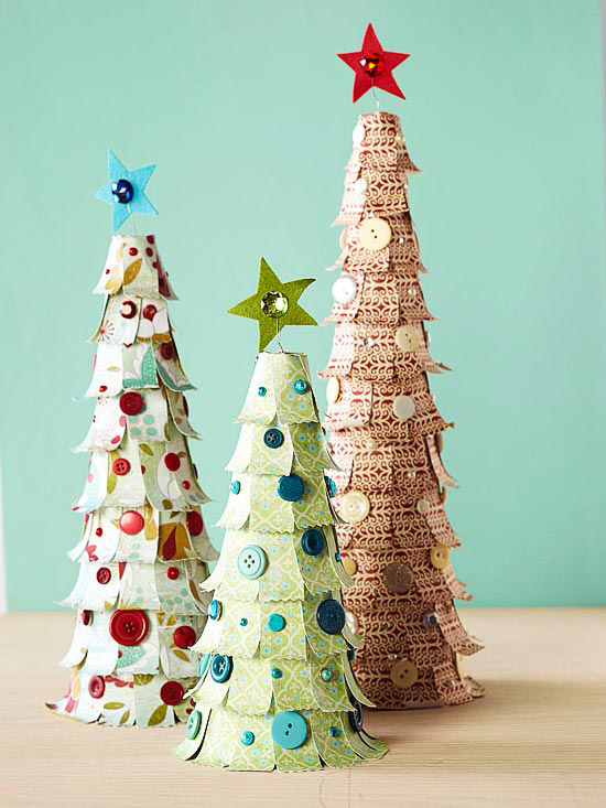 Weihnachten Erzeugnisse tannenbaum knopf stern