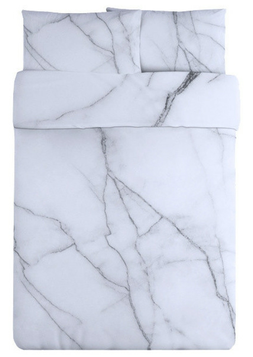 ausgefallene möbel marmor optisch bettwäsche muster