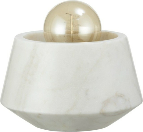 ausgefallene möbel marmor stehlampe weiß marmor edel