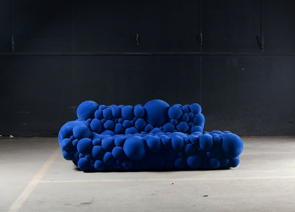 designer möbel maarten de ceulaer mutation kollektion sofa blau