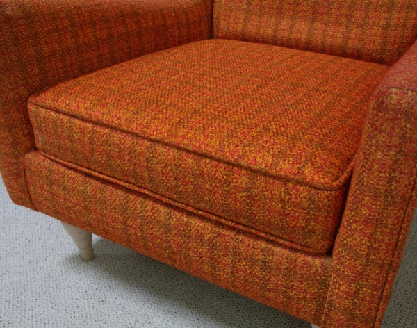 gute Polsterung sofa orange