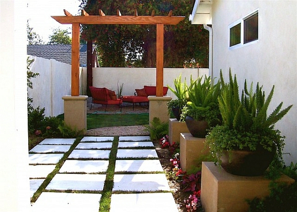 asiatisches Paradies pflanzen patio couch
