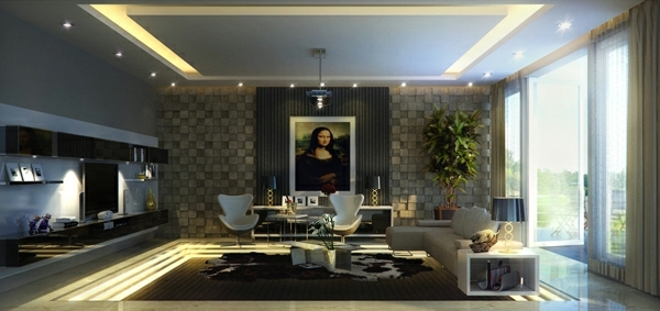 beeindruckende Wohnzimmer Dekoration bild