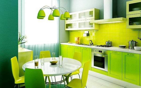 erstaunliches Küchen Design grün tisch leuchter kochherd