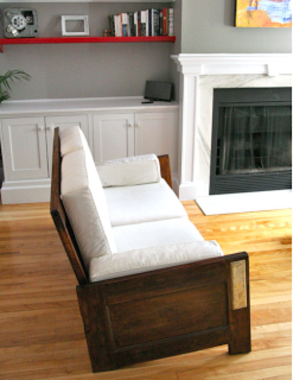 handgemachte Möbel und Dekorationen aus alten Türen couch regale
