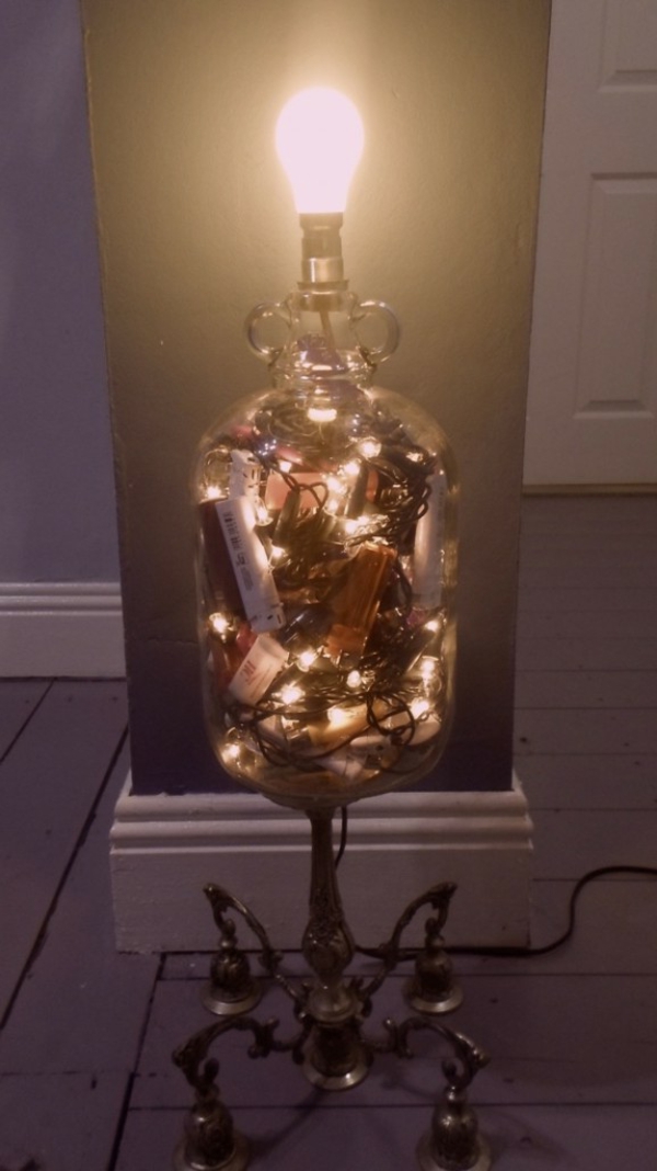 kreative handgemachte Lampen glas
