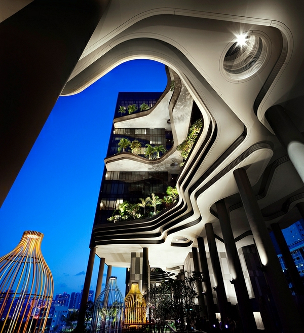 Hotel Singapur lampe nacht