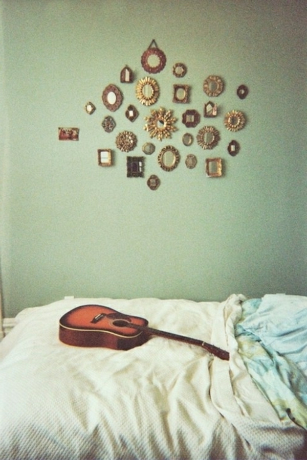 Wand Kunst spiegel gitarre