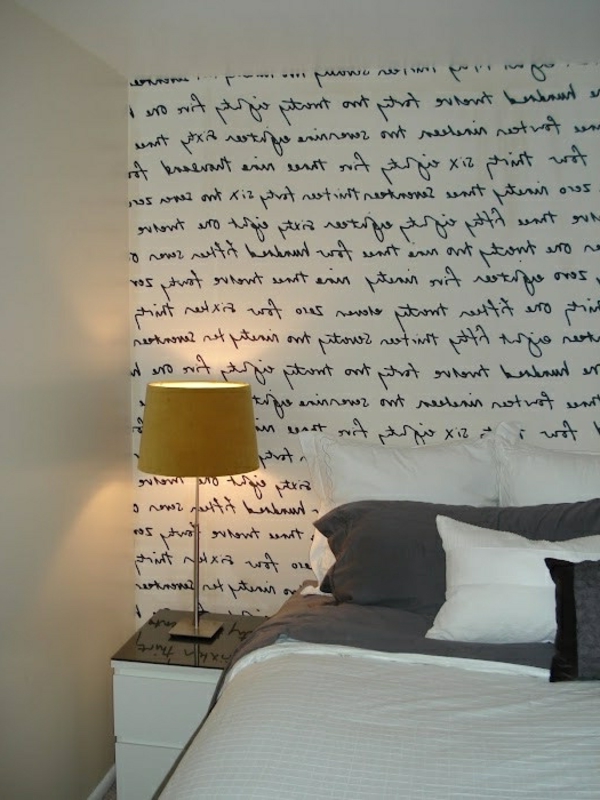 Wand toll Kunst lampe schlafzimmer bett