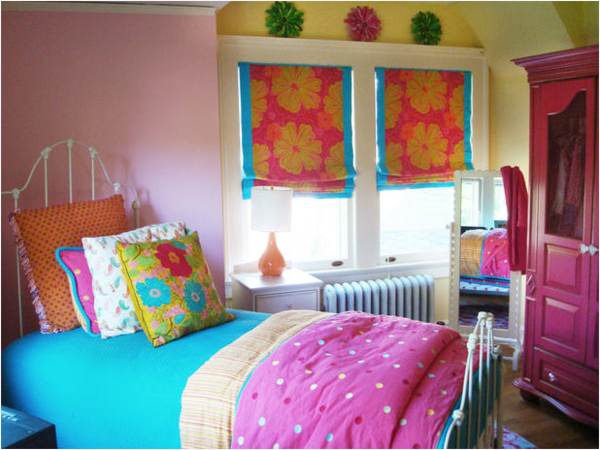 atemberaubende Mädchenzimmer bett rosa