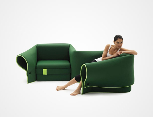ungewöhnlich wunderlich Bett Designs sofa grün