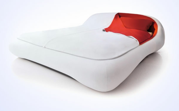 ungewöhnlich wunderlich Bett Designs weiß rot