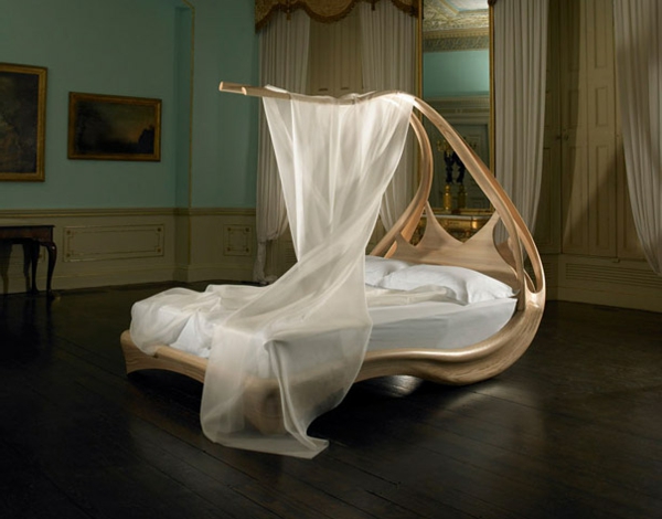 ungewöhnliche wunderliche Bett Designs baldachin