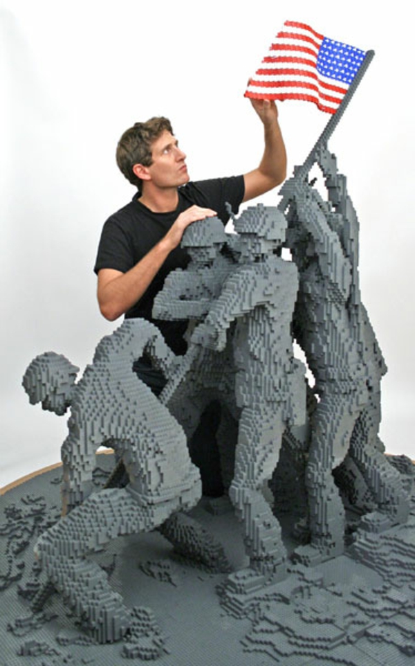 unglaublich LEGO Kunstwerke menschen