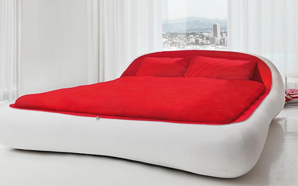 weiß rot ungewöhnlich wunderlich Bett Designs