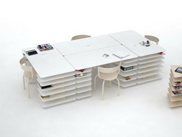 Büro Schreibtisch weiß regale