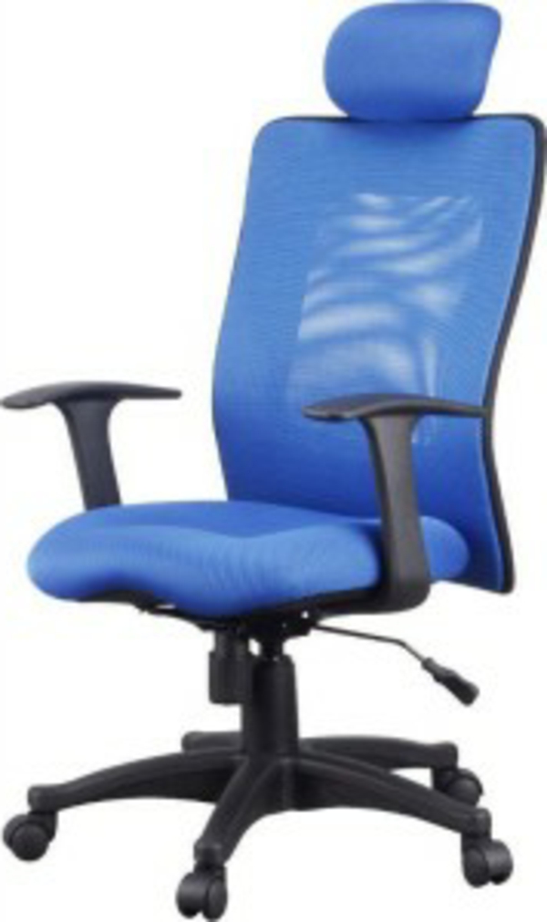 Büro blau Stühle