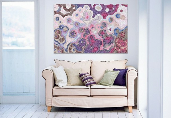 Dekoration modernen Kunstwerken couch bunt