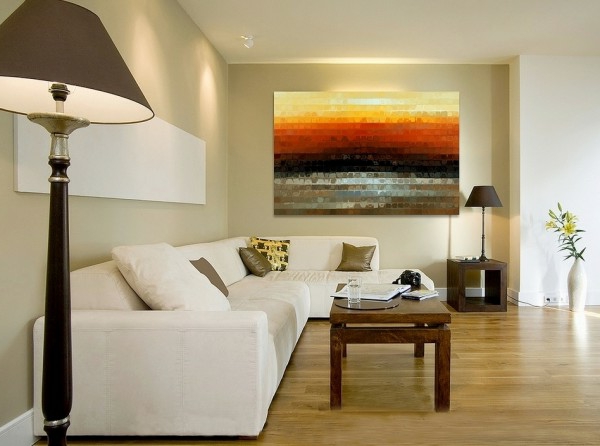 Dekoration modernen Kunstwerken lampe couch
