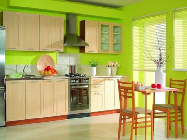 grüne Küche tropischem Stil stuhl tisch