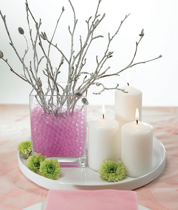 toll Tisch Dekoration rosa