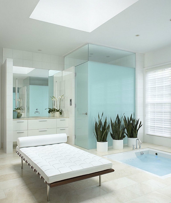 Moderne Badezimmer Designs pflanzen wanne
