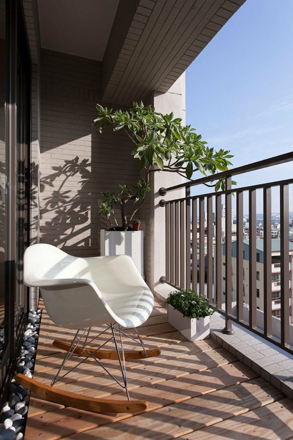 balkon gastalten moderne ideen
