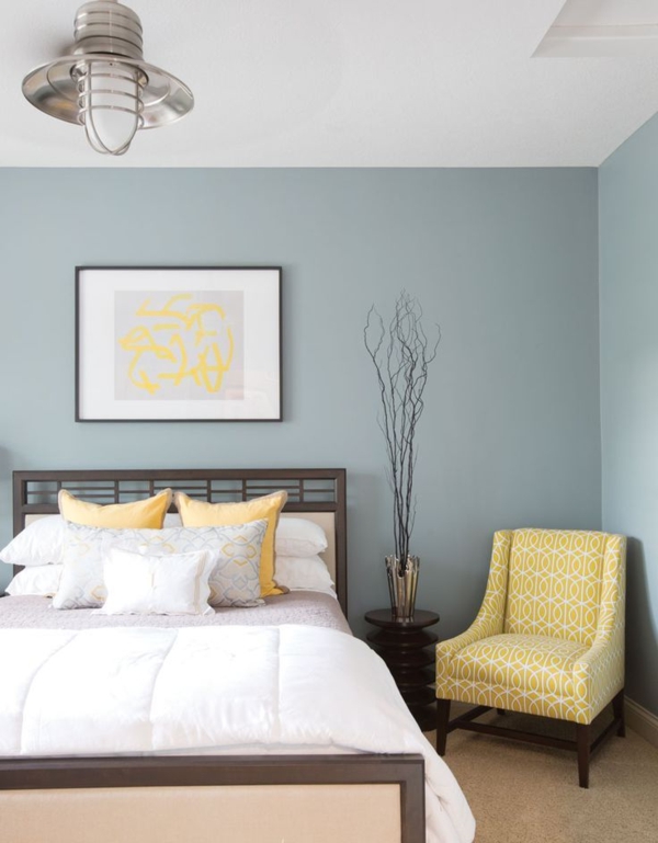 helles frisches schlafzimmer einrichten schöne farbideen