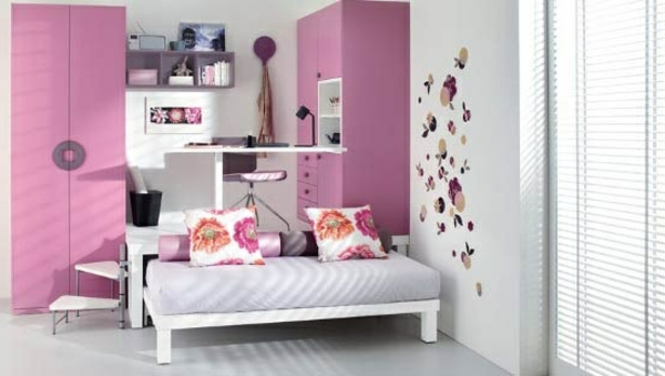 jugendzimmergestaltung interieurakzente in rosa