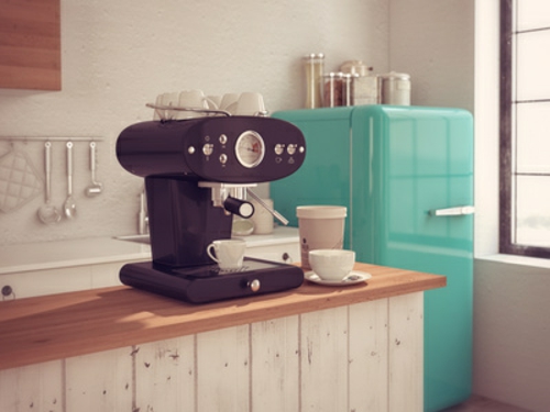 kaffeemaschinen geschichte retro küche wohnideen