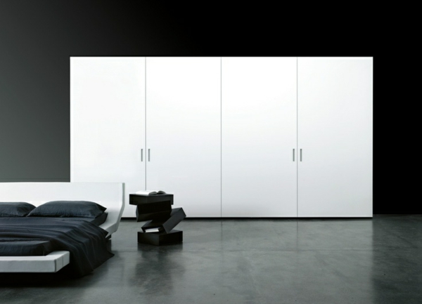 schlafzimmerschranksysteme design in weiß