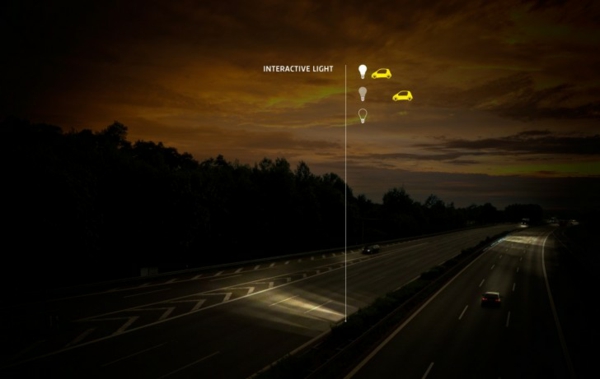 interaktives licht auf autobahnen in niederlande