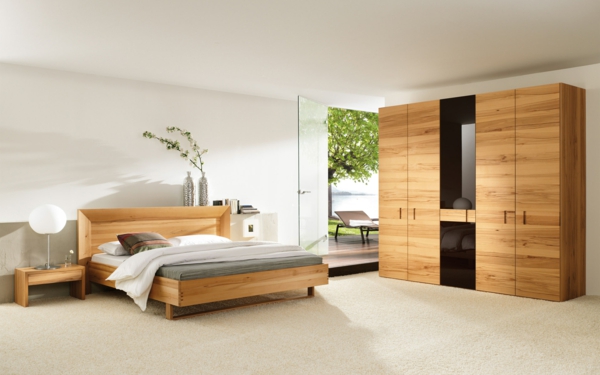 moderne holzmöbel design schlafzimmer