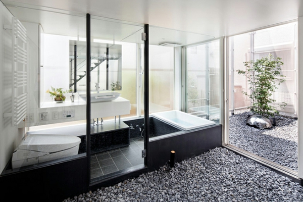 moderne wohnideen innendesign badezimmer