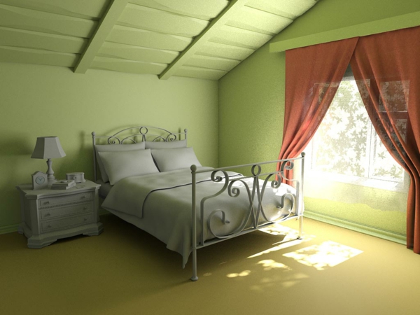 schlafzimmer mit pastell wandfarben gestalten