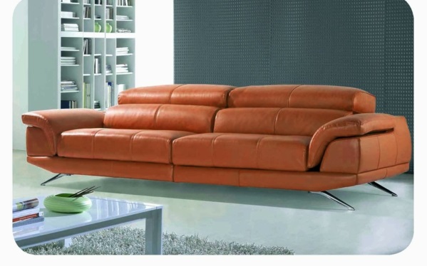 Sofa mit Relaxfunktion stressless orange farbe