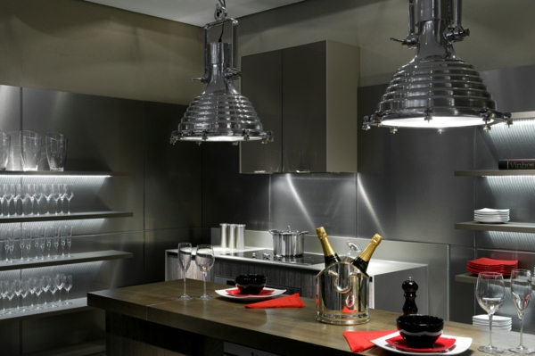 ausgefallene designerlampen für die küche