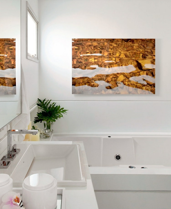 badezimmer moderne dekoideen bilder