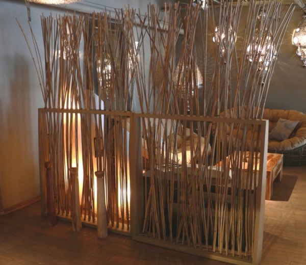bambustrenwand als raumteiler