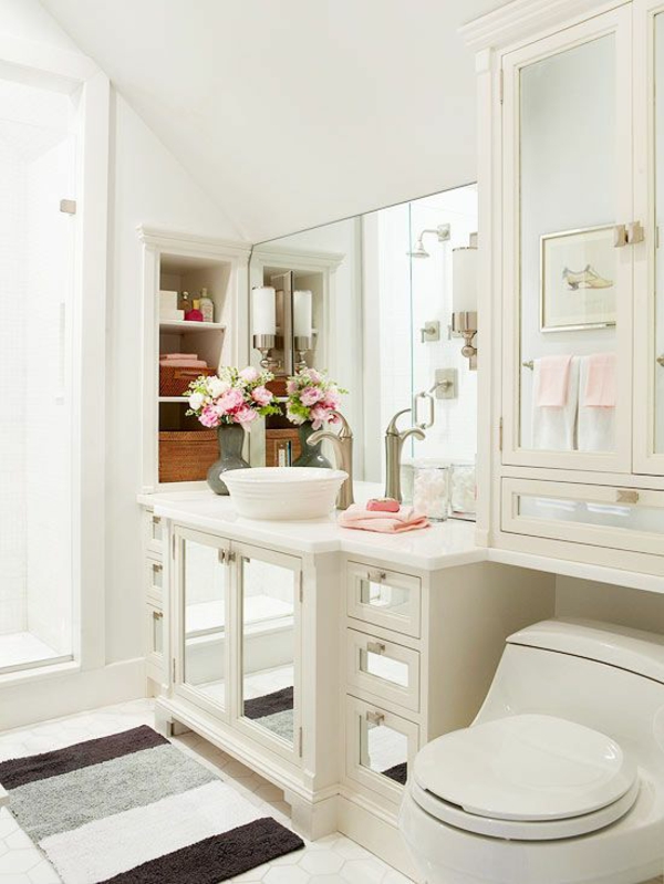 design ideen weißes badezimmer