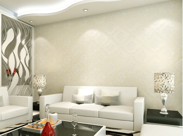elegante vliestapeten für wohnzimmer
