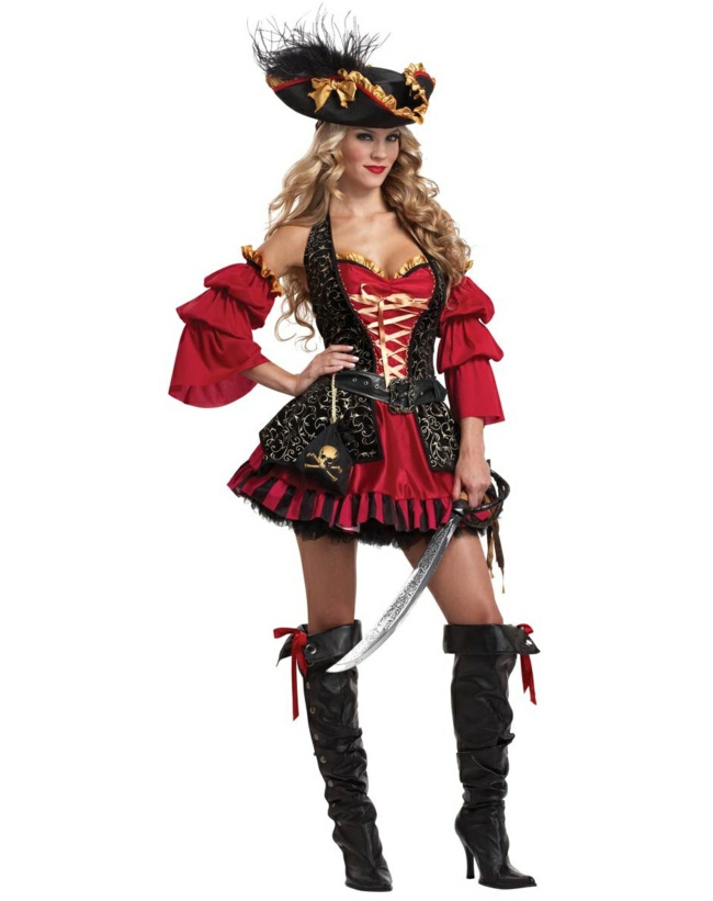 halloween verkleidung ideen frauen halloween kostüm piratin