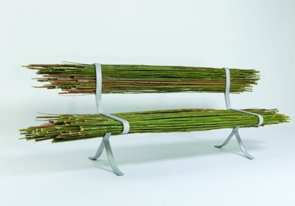 bambusbank für den garten