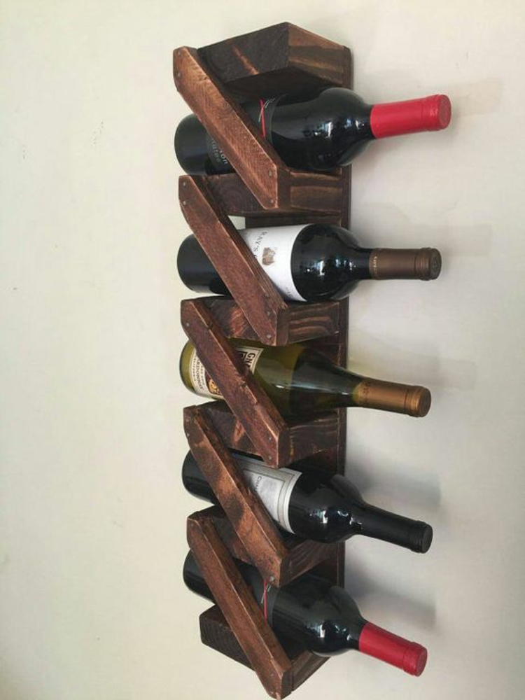 DIY Weinregal selber bauen Weinregale aus Holz