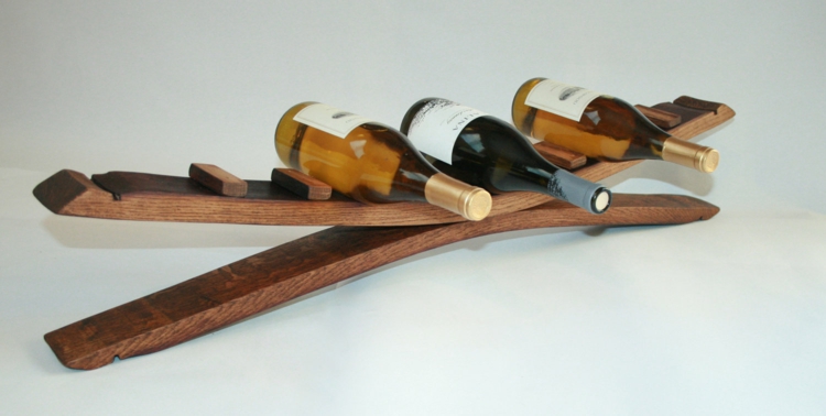 Weinregal selber bauen Weinregale aus Holz DIY Möbel