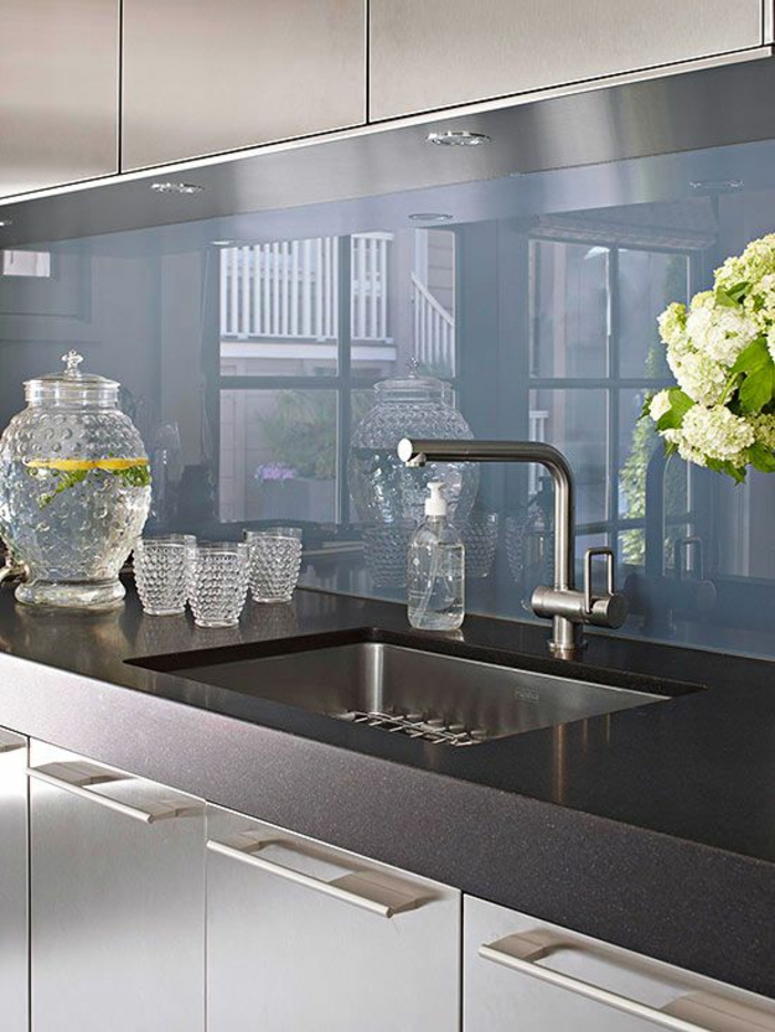 küchenrückwand aus ideen glasrückwand küche küchengeschtaltung